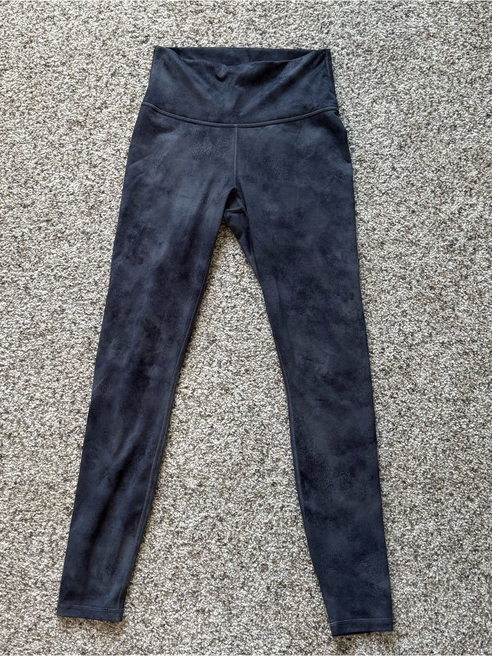 Fabletics PowerHold Leggings in Onyx Smudge
